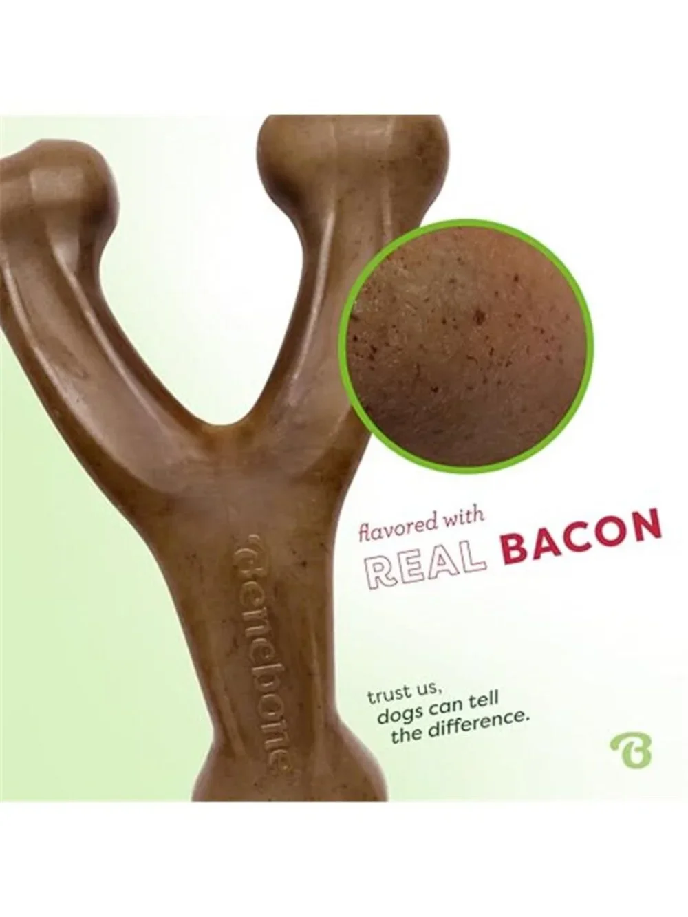 Benebone Wishbone Durable Dog Chew Toy for Aggressive Chewers